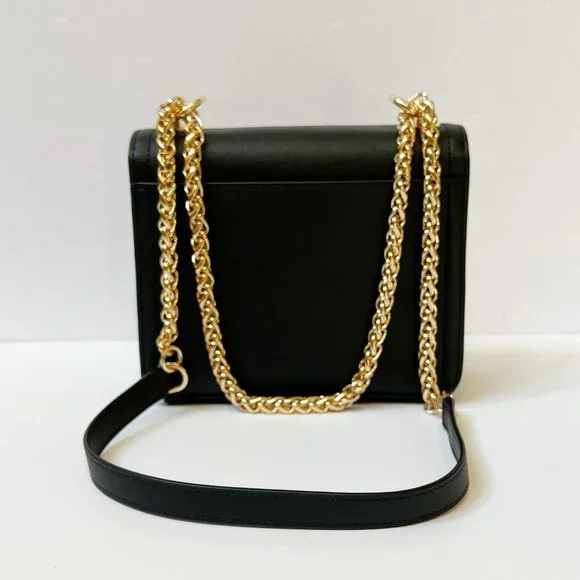 Michael Kors Sonia Small MINI Flap Shoulder Crossbody Bag Black